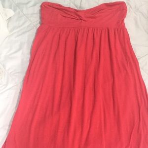 strapless beach cover up